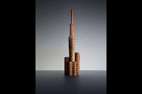 architectural pieces made from wasted packaging 1 900x1200